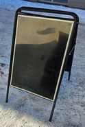 Trottoarpratare, 50x70 cm