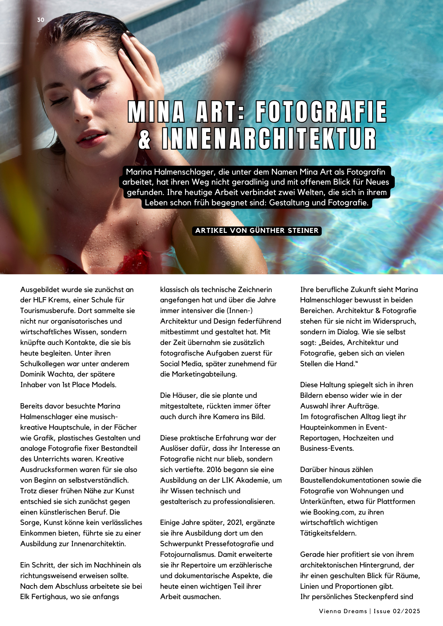 Vienna Dreams: Artikel - Mina Art Fotografie & Innenarchitektur Seite1