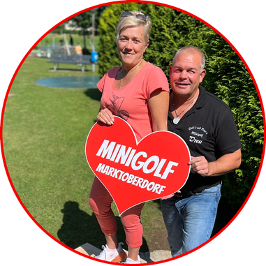 Minigolf Marktoberdorf Gabi und Dresi Lang