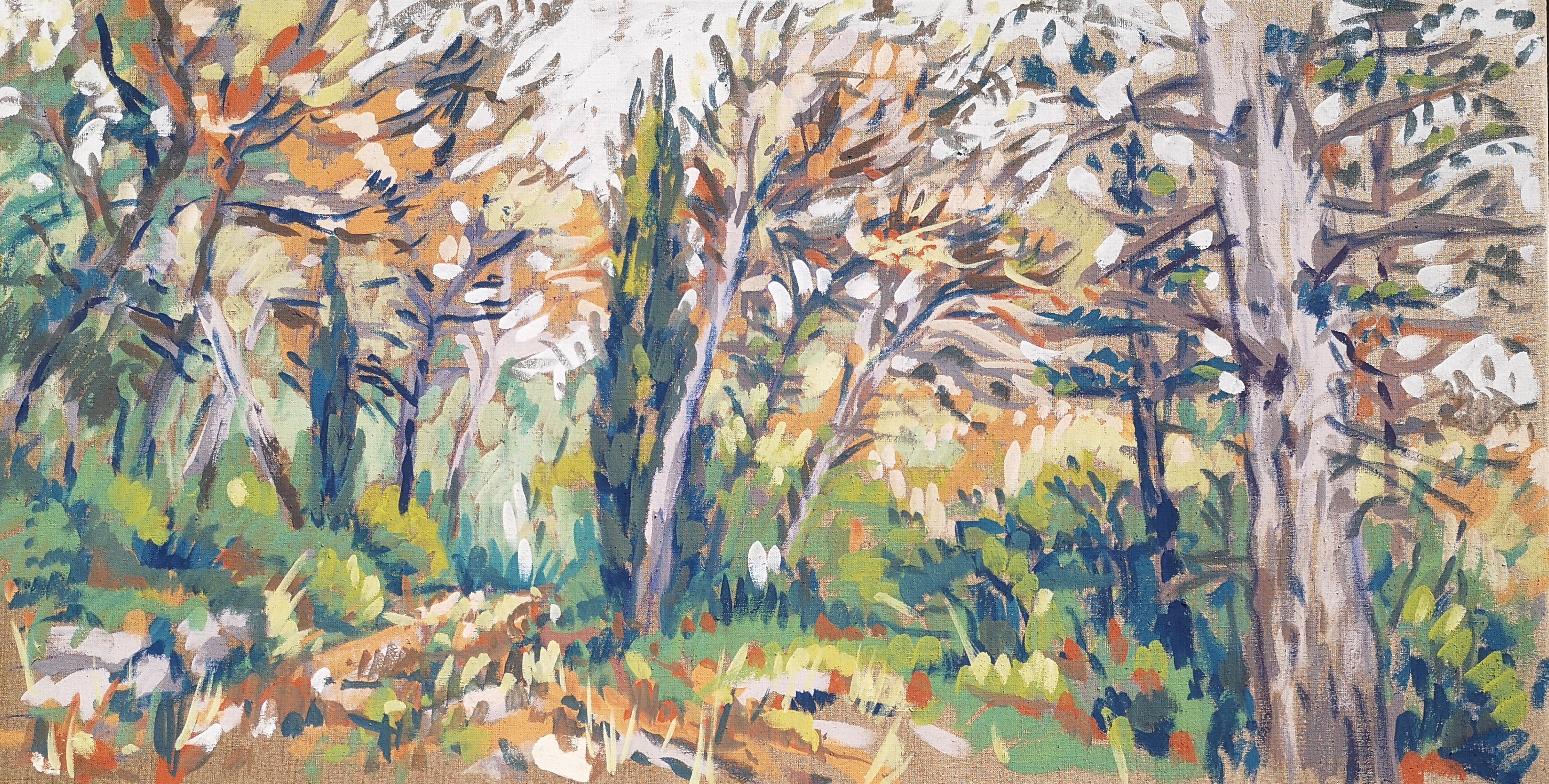 Rentrer, Châteaunoir, peinture, dessin et aquarelle présenté par Galerie À – Miriam Hartmann