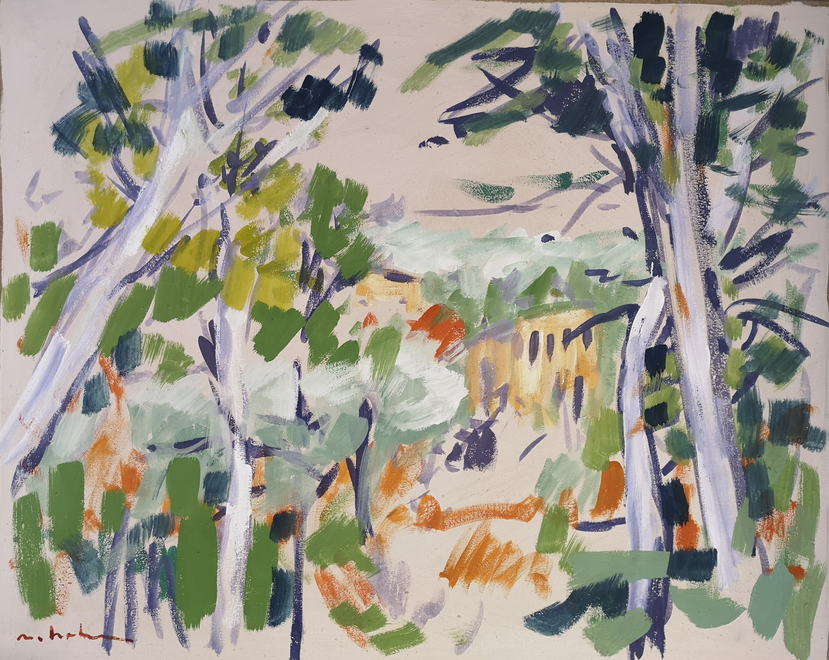 Châteaunoir 25.966c, peinture, dessin et aquarelle présenté par Galerie À – Miriam Hartmann
