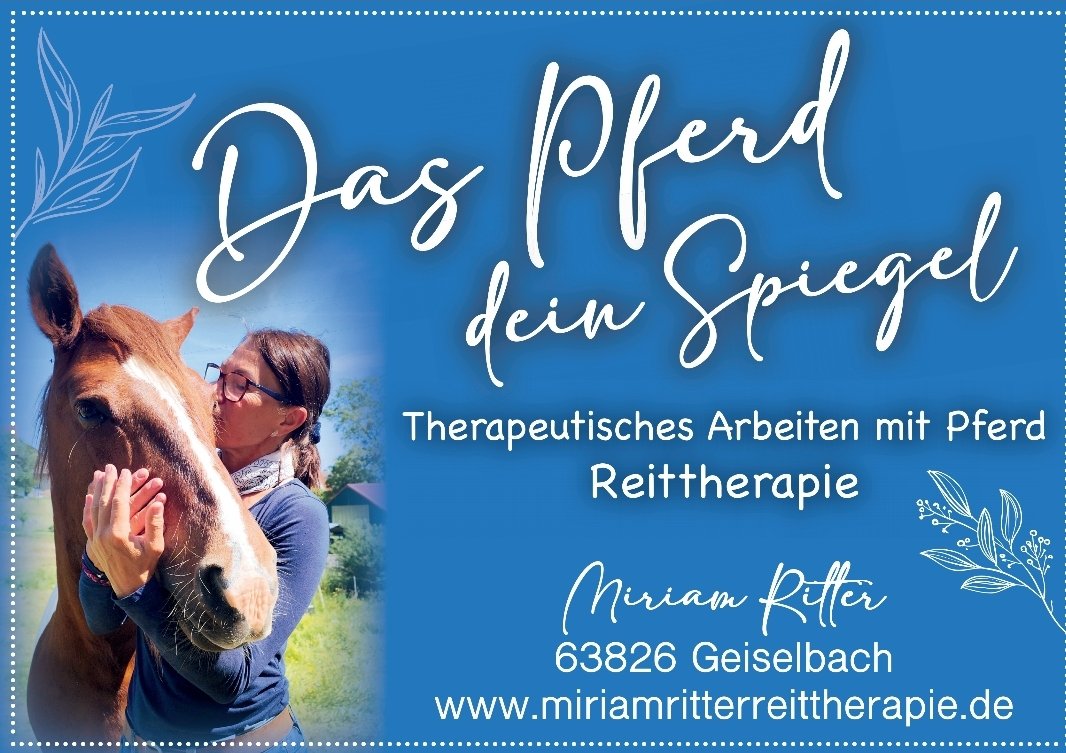 Miriam Ritter - Tiergestützte Therapie mit Pferden