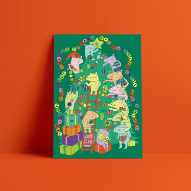 ADVENTSKALENDER JULKORT
