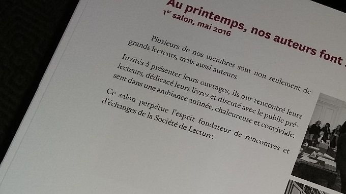 Album du Bicentaire de la Société de lecture Genève