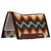 Synergy Contoured Performence Saddle Pad Wool Felt Stampede BrownSand