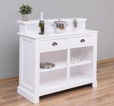 #577-Bar counter with 2 drawers in painted finish