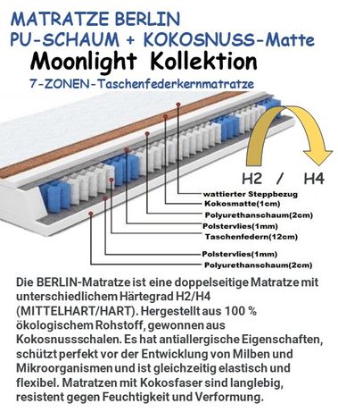 Moonlight Kollektion Berlin Matratze