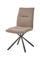 #1918 Stuhl-Hell Braun Stoff