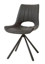 #2001 Stuhl-vintage schwarz,schwenken