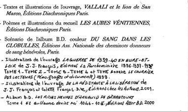 après 2000 je n'ai pas continué de mettre à jour ma BIO ...