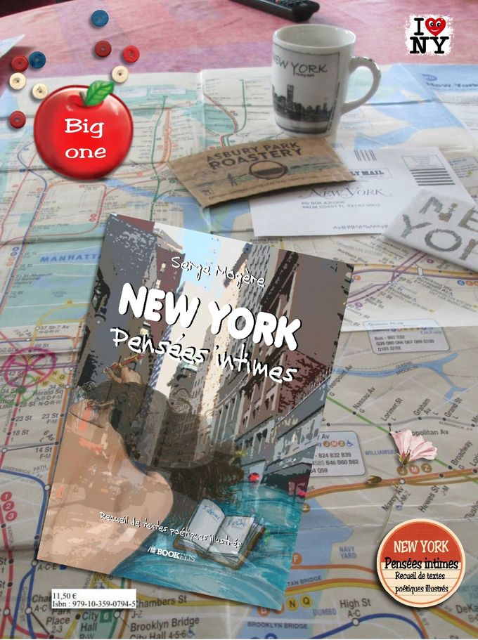 pub NY pensées intimes recueil de textes poétiques illustrés de Serge Mogère 2020 5
