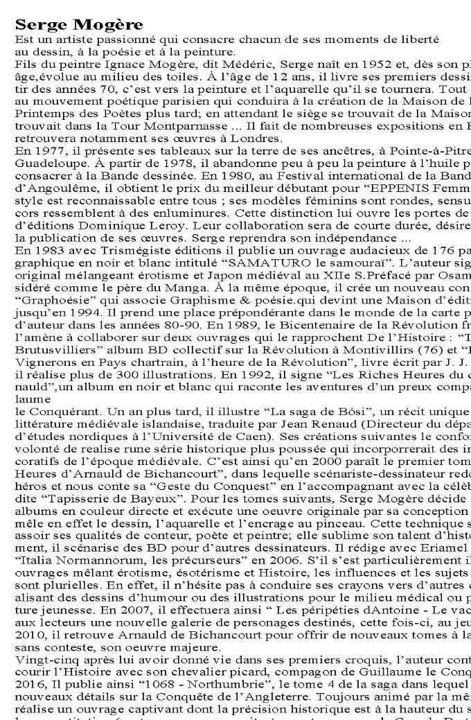 mise à jour Biographie (2022)
