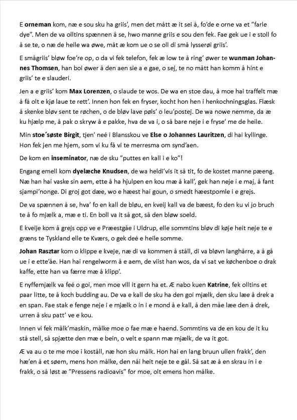 Bosse o andt got folk 3/5