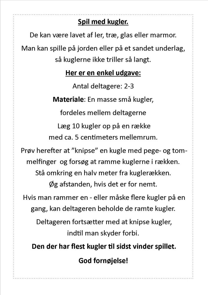 Løbbes Spilleregler