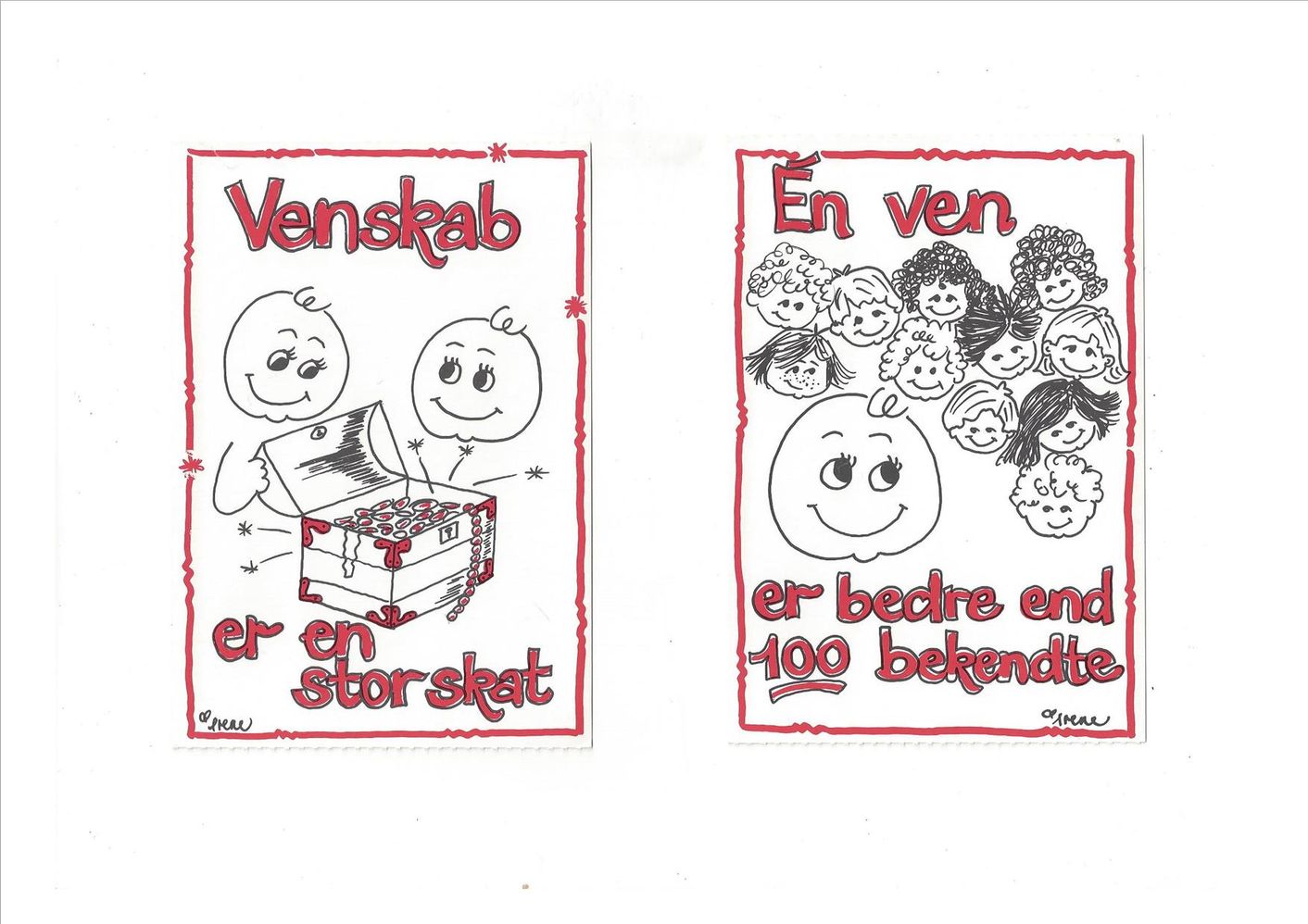 Venner kort til mojnasta 5