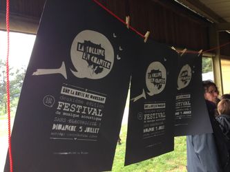 Affiche 2ième édition
Conçue et sérigraphiée par 