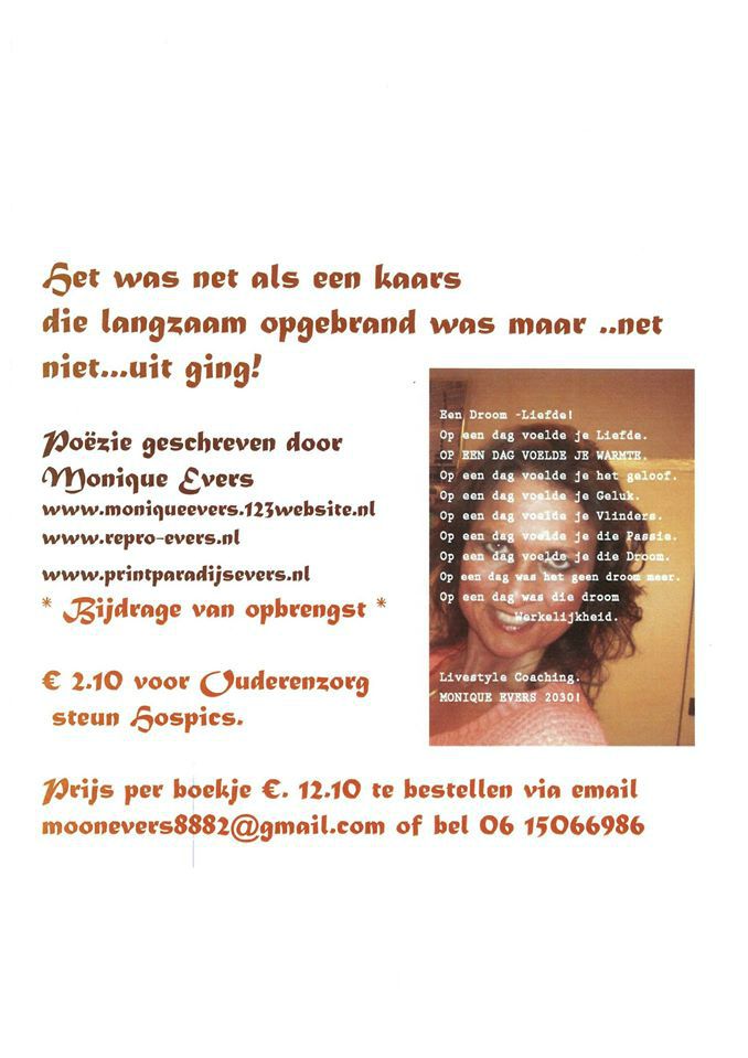 Boekje 19,50 incl.verzending 