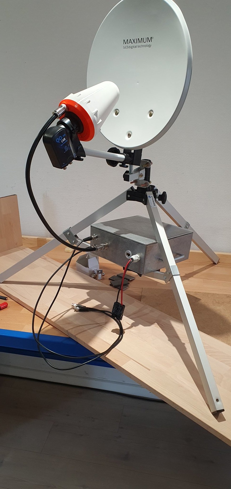 QO 100 Satellite setup moonbounce