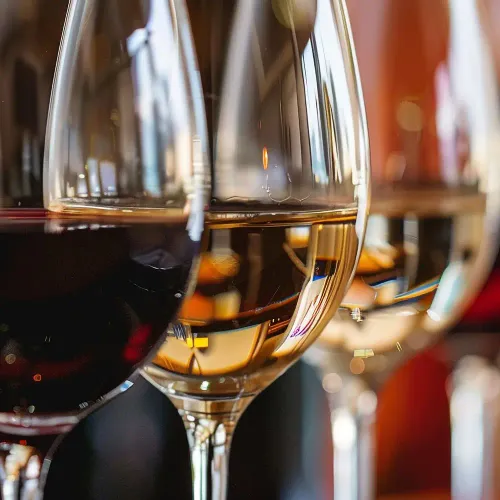 Vitt vin och rött vin