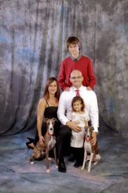 








































With the whole family.
