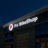 Lysskilt til Fri BikeShop Horsens