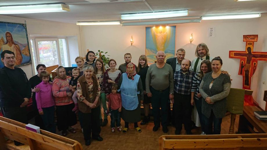 Gudstjänst i Murmansk 15/9 -19. // Foto Lars Esberg