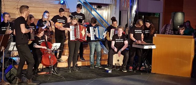 Råneskolans spelmanslag på Pitefolk 23/11-18