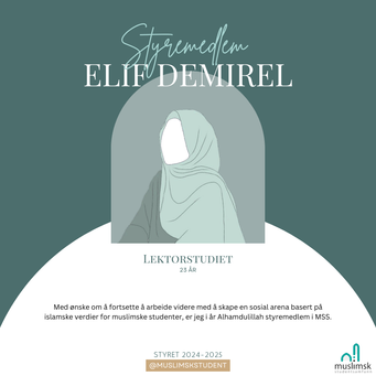 Styremedlem Elif Demirel