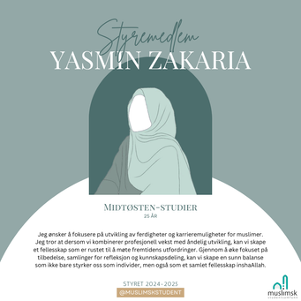 Styremedlem Yasmin Zakaria