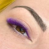 color colour lashes vipper lashextensions ballerup farverig