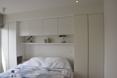Eerste slaapkamer met dubbel bed
