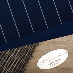 Royal Blue Pinstripe