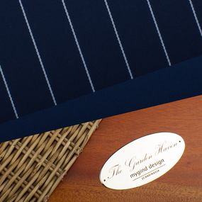 Royal Blue Pinstripe