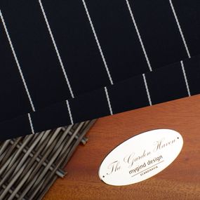 Navy Blue Pinstripe
