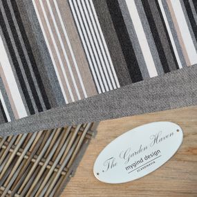 Portofino Grey Stripe
