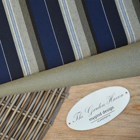Blue Grey Black Stripe