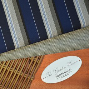 Blue Grey Black Stripe