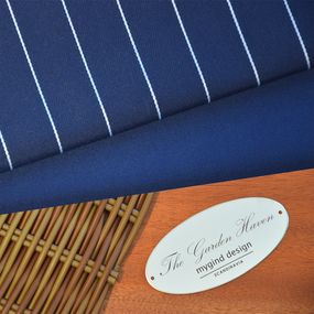 Royal Blue Pinstripe