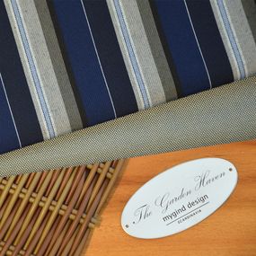Blue Grey Black Stripe