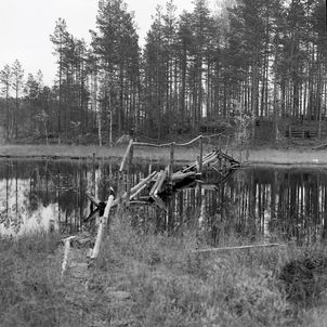 0040 Spången över sundet vid Hån före Knösvägen  -61