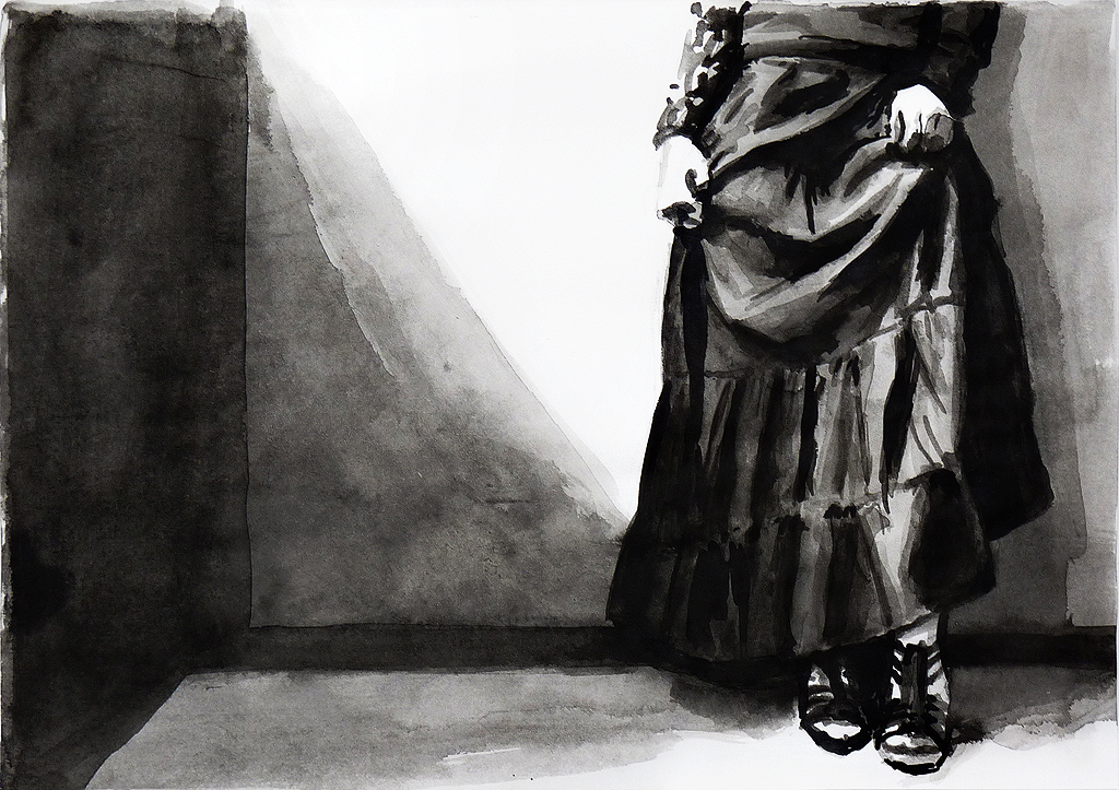ink drawing by Natascha Mattens 2013
