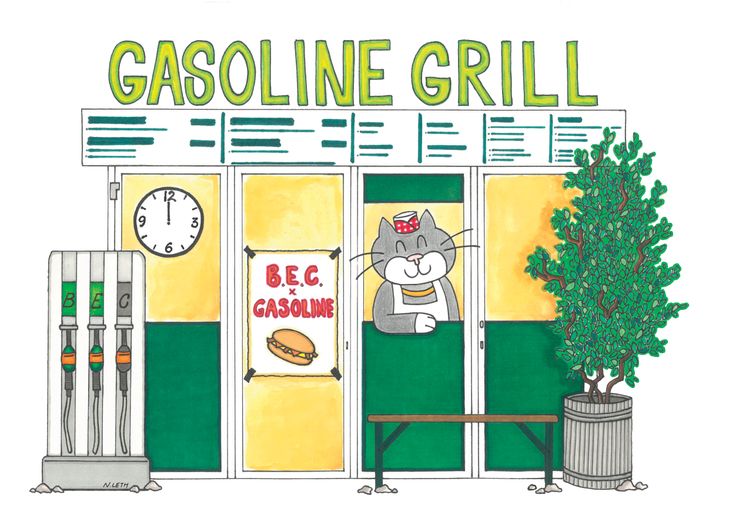 GASOLINE GRILL X BEC POP-UP