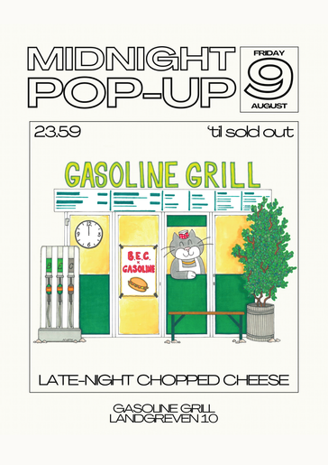 GASOLINE GRILL X BEC POP-UP
