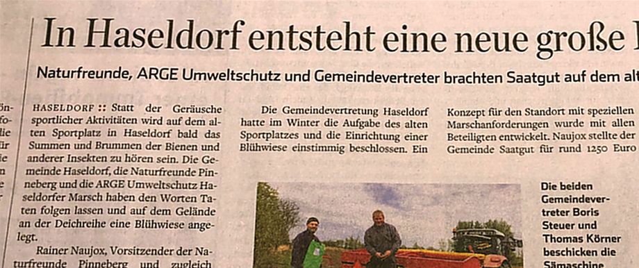 Hamburger Abendblatt, Pinneberger Zeitung vom 02.05.2020