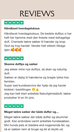 soyalys, kropssæbe, anmeldelse