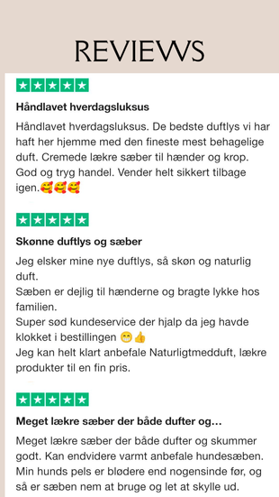 soyalys, kropssæbe, anmeldelse