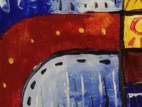 Nesting mother oil on canvas, size 40x50cm. 300.00 Euros
