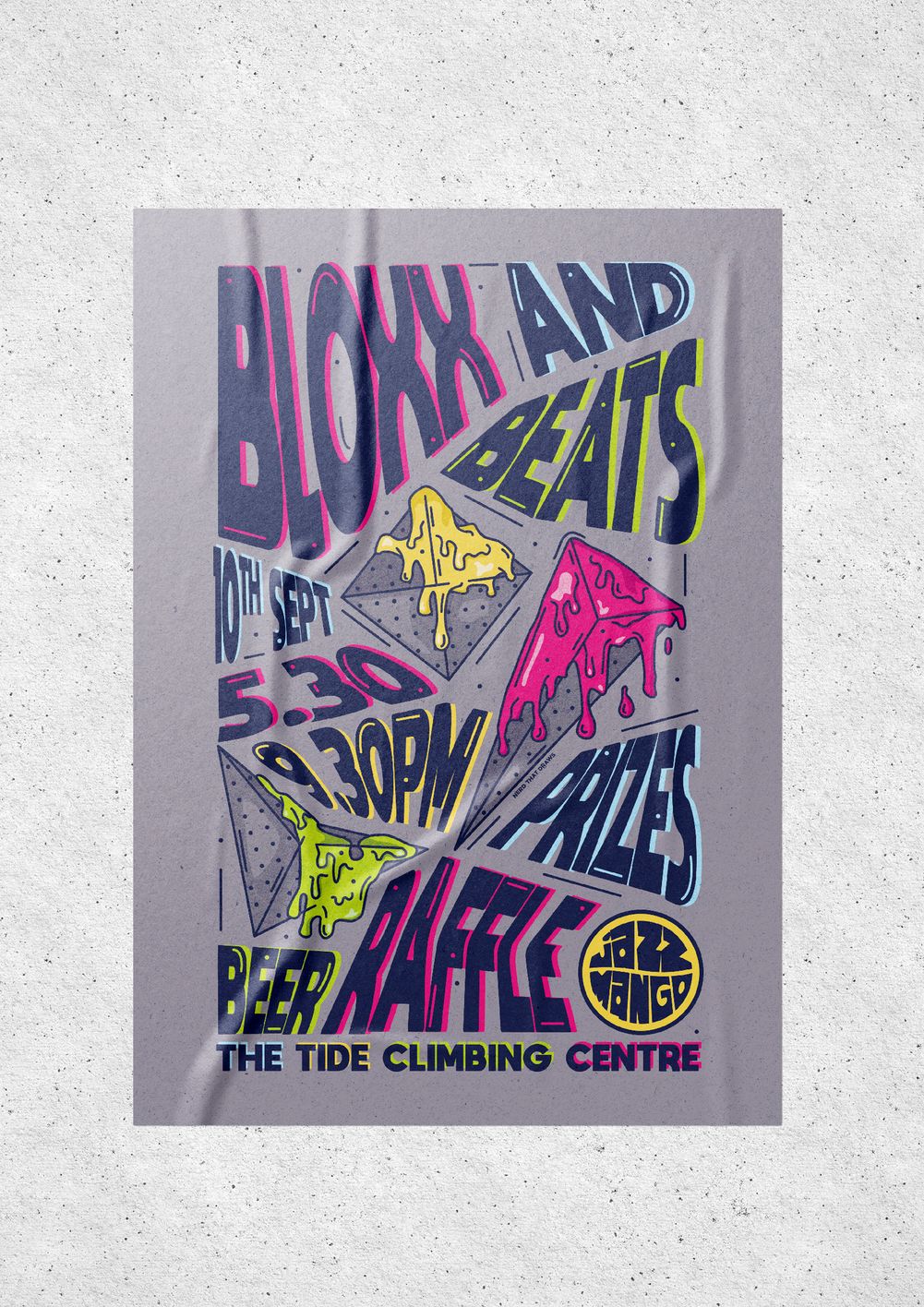 Tide Climbing Poster Design