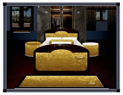 The plain Golden Bedroom