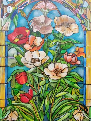 flower window 